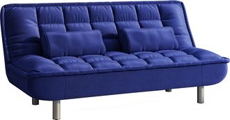 Vente-Unique Sof&aacute; cama clic-clac MISHAN - Azul