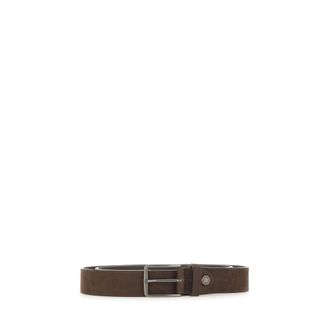 Gianni Chiarini Belts, male, Brown, Size: ONE SIZE 3.5 cm Nubuck Belt