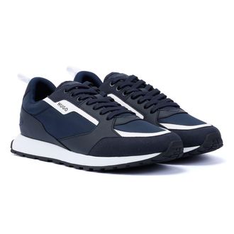 HUGO BOSS Hugo Icelin Runn Mens Navy Trainers - Blue - Size UK 6