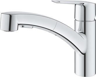 GROHE Start Mezclador Monomando De Fregadero Con Ducha Extra&iacute;ble De 2 Chorros, Cromo(30531001) - Grohe