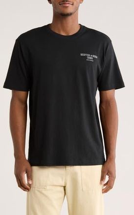 Scotch & Soda Short Sleeve Graphic T-Shirt in Anthracite at Nordstrom Rack, Size Medium