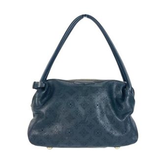 Louis Vuitton Pre-owned Shoulder Bags, female, Blue, Size: ONE SIZE Pre-owned Mahina Shoulder Bag