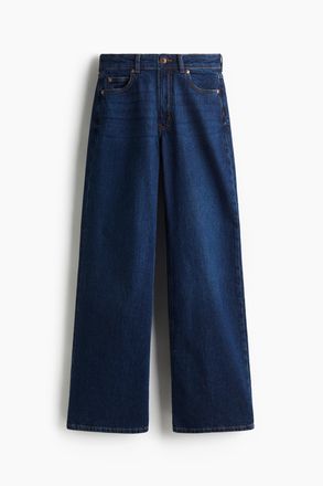 H&M Wide High Jeans - Blue
