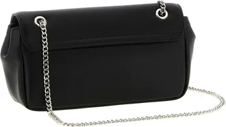 Vivienne Westwood Silver Orb-Adorned Polyester Crossbody Bag - Black