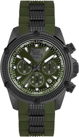 Plein Sport Hurricane Chrono - Heren - Horloges - Groen - ONE Size - Accessoires