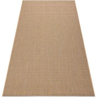 RugsX Rugsx - Alfombra De Cuerda Sisal Floorlux 20580 Llanura Color S&oacute;lido - Natural / Caf&eacute; Beige 140x200 Cm