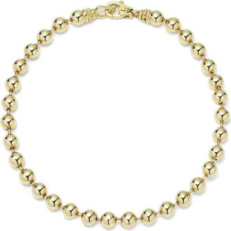 Lagos Mens 18K Gold Anthem 5mm Ball Chain Bracelet at Nordstrom