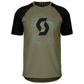 Scott Icon Raglan S/S T-Shirt für Herren | oliv