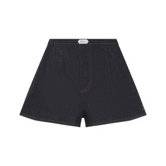 Jacquemus Navy Blue Solid Shorts