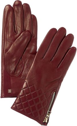Bruno Magli Cashmere-Lined Leather Gloves