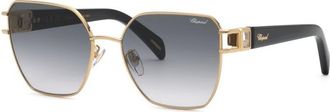 Chopard Smoke Gradient Cat Eye Ladies Sunglasses SCHM22S 0300 57