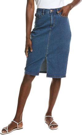 Jones New York Front Slit City Midi Skirt