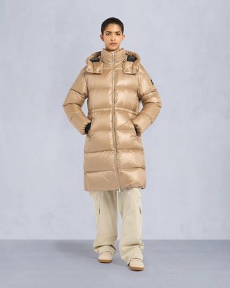 Moose Knuckles Womens Juniper Long Down Puffer