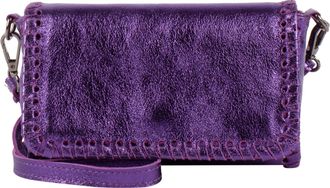 Izia Handtas van metallic leer Dames violet
