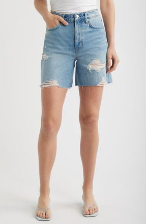 Reformation Raye Relaxed Denim Shorts in Paidge at Nordstrom, Size 24