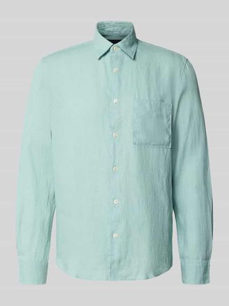 Marc O'Polo Regular Fit Freizeithemd aus reinem Leinen in Mint, Gr&ouml;&szlig;e XXL