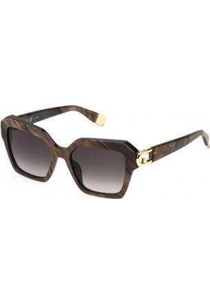 Furla Womens SFU817 53 06Y4 Sunglasses - Brown - One Size