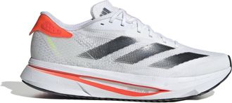 adidas Mens Adizero Sl2 Running Shoes in White/Orange - White & Orange - Size UK 5