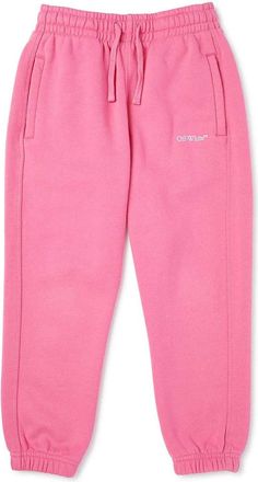 Off-white Trousers With Logo