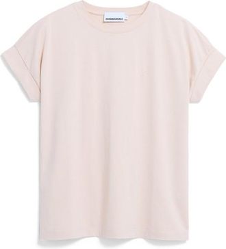 Armedangels Idaa Logo T-Shirt f&uuml;r Damen | wei&szlig;