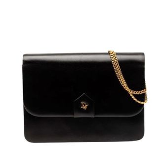 Dior Pre-owned Clutches, female, Black, Size: ONE SIZE Pre-owned Vintage Shoulder Bag