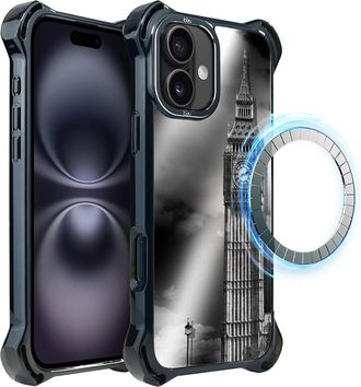 OEM Funda Ibizu Dropguard Ultra Para Iphone 16 Plus Con Magsafe, Noir City, Big Ben