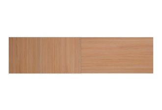 HERDASA Cabecero para cama de 135cm efecto vallado roble 67x225x3 cm