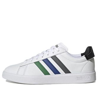 adidas Grand Court 2.0 Green Blue Grey Stripe GW7172