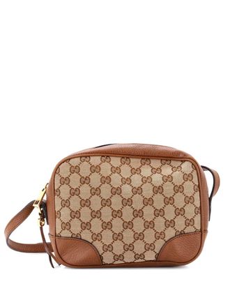 Gucci Bree Disco GG Canvas with Leather Mini crossbody bag - Brown