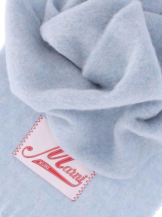 Marni Womens Scarfs Light Blue Alpaca