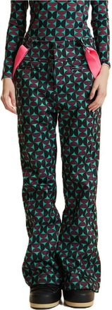 Cynthia Rowley Turtle Neck Lycra Top in Burgundy/green at Nordstrom, Size X-Small