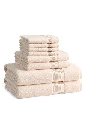 Ted Baker 8-Piece Bath Towel Set in Blush at Nordstrom