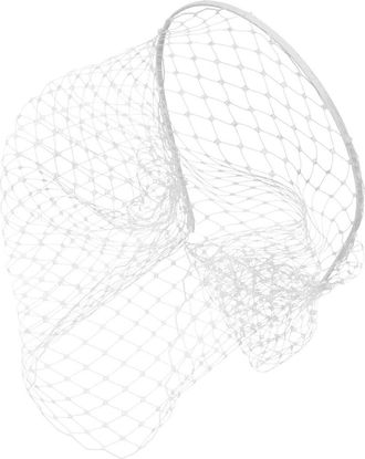 Jennifer Behr Voilette Silk Headband with Mesh Veil in Cream at Nordstrom