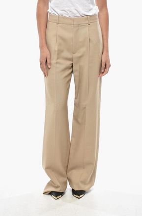 Dior Pantaloni Palazzo in Misto Mohair ad 1 Pince Dior