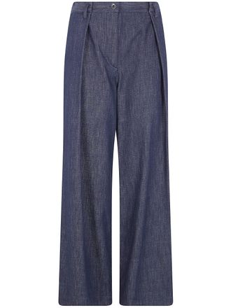 Brunello Cucinelli Crop Wide Leg Pants