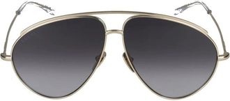 Gucci Aviator Zonnebril - Dames - Zonnebrillen - Geel - 60 MM - Accessoires