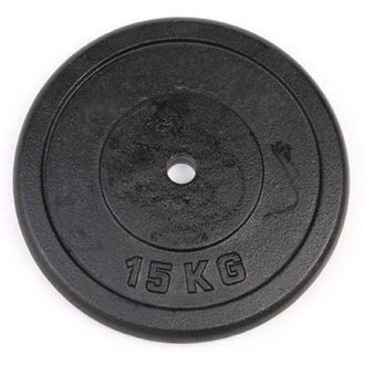 Trade Shop Trade Shop Traesio - Disco Per Manubri Pesi Piastre Bilanciere Ghisa Foro 25mm Da 15kg Dischi Fitness