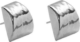 Argento Vivo Hammered Post Stud Earrings in Silver at Nordstrom