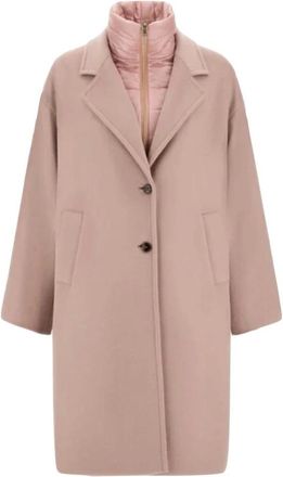 Herno Dames, Mantels, Roze, Maat: 2XS Nylon