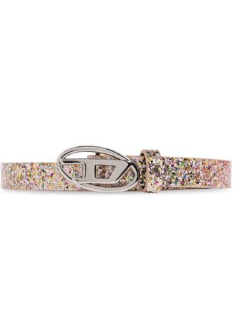 Diesel B-1dr riem met logogesp - Roze