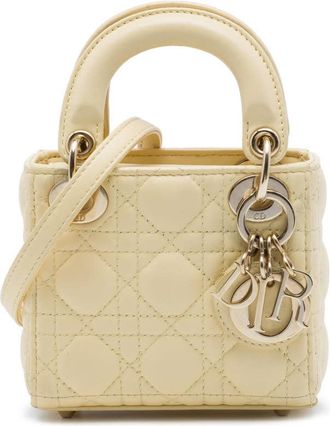 Dior Pre-owned Dior Micro Lambskin Cannage Lady Satchel Ladies HI08CKGZ366JDSKN