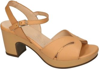 Wonders Schoenen, Dames, Beige, 37 EU, Leer, F-5890 Sandaal