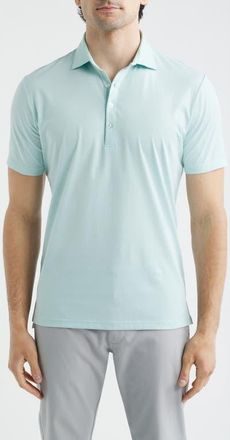Johnnie-O Elba Top Shelf Cotton Blend Piqu&eacute; Polo in Blue Crush at Nordstrom, Size Xx-Large