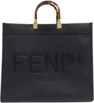 Fendi Pre-owned Tote Bags, female, Black, Size: ONE SIZE Pre-owned Vintage Tote Bag