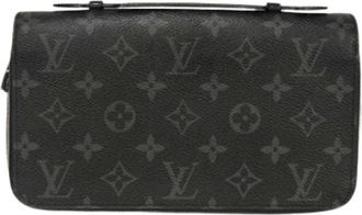 Louis Vuitton Pre-owned Long wallet (bi-fold) - Heren - Vintage Clutch - Zwart - ONE Size - Vintage