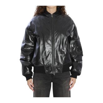 Salvatore Santoro Dames, Jassen, Zwart, Maat: 2XS Leer