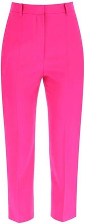 Alexander McQueen Multicolor Wool Cropped Womens Pants