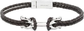 Ferragamo Tmoro Bracelet - male - Ferragamo - Bracelets - Brown - ONE SIZE - Accessories