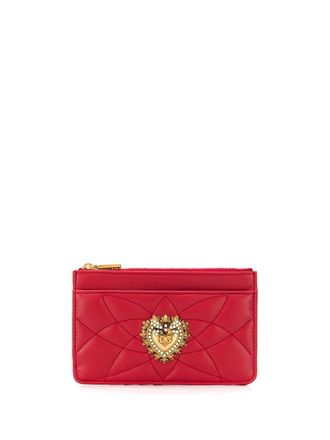 Dolce & Gabbana Portacarte con logo - Rosso