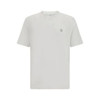 Brunello Cucinelli Hombre, Camisetas, Beige, Talla: 2XL